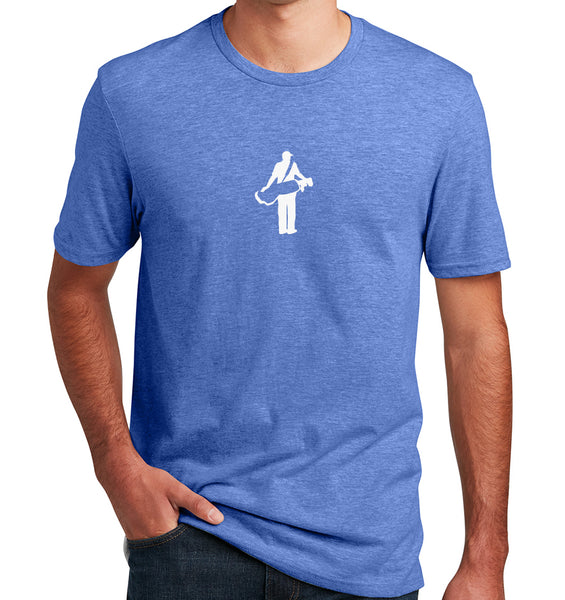 Play It As It Lies Golf T-Shirt (Tri-Blend) | Stymie Clothing Company Heathered Royal / XL